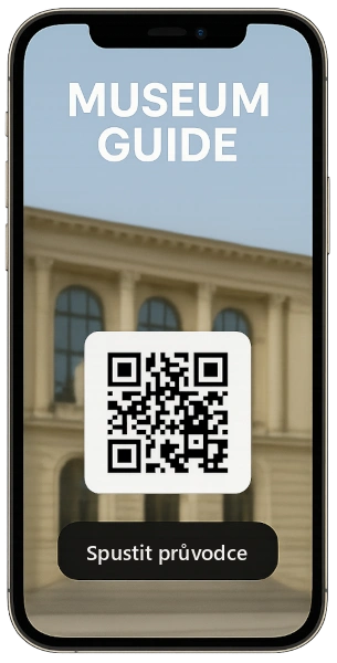 Ukázka mobilního QR průvodce pro muzeum