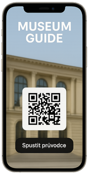 Παράδειγμα κινητού οδηγού QR για μουσείο